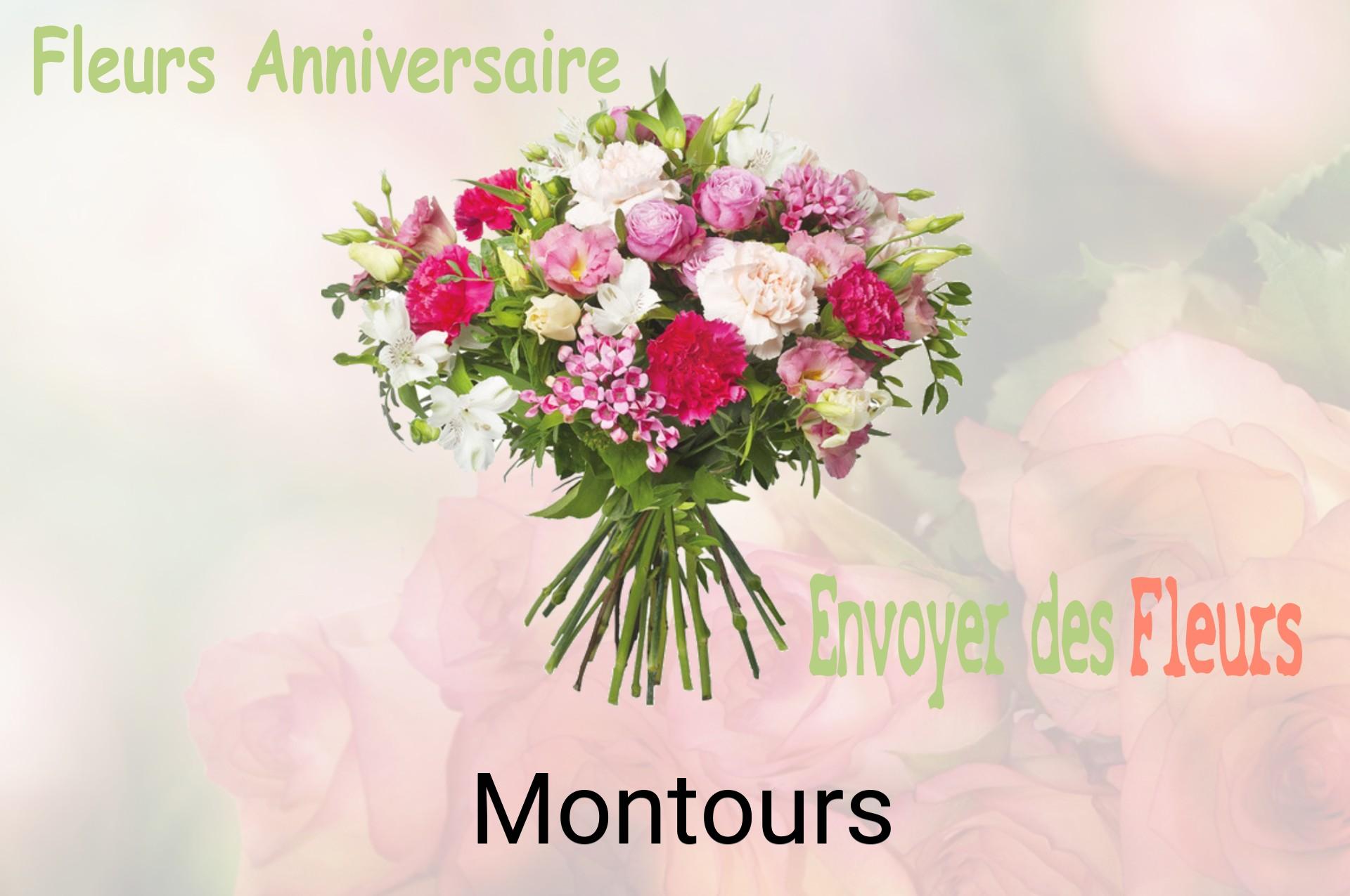 Bouquet de fleurs d’anniversaire livré à Montours